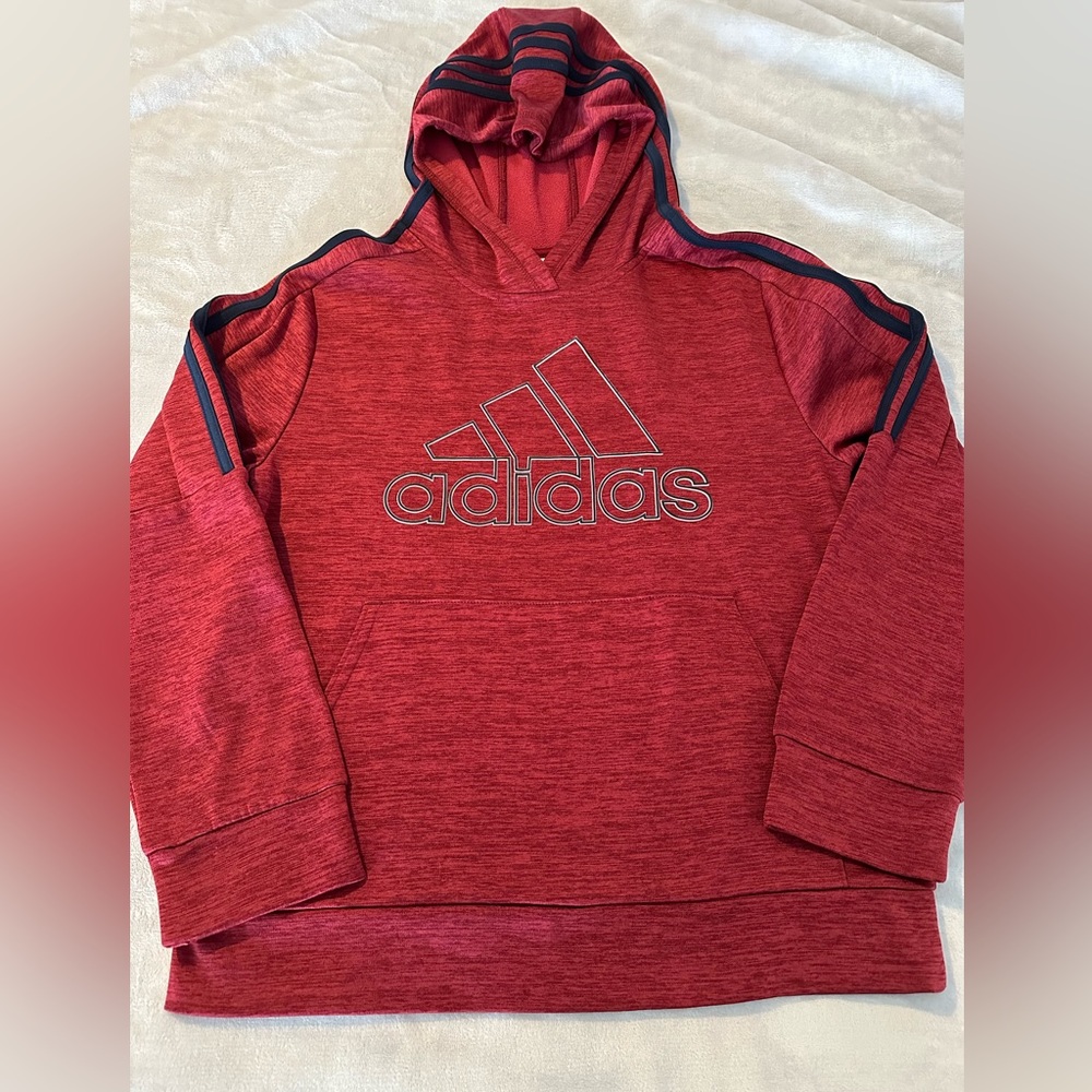 Adidas Hooded Sweatshirt Boys Med. (10-12)